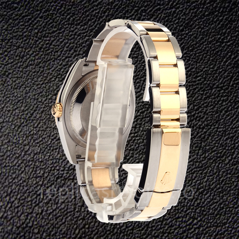 Rolex Datejust 116243BKDO de los hombres Tono plateado Automático 36mm - Imagen 4