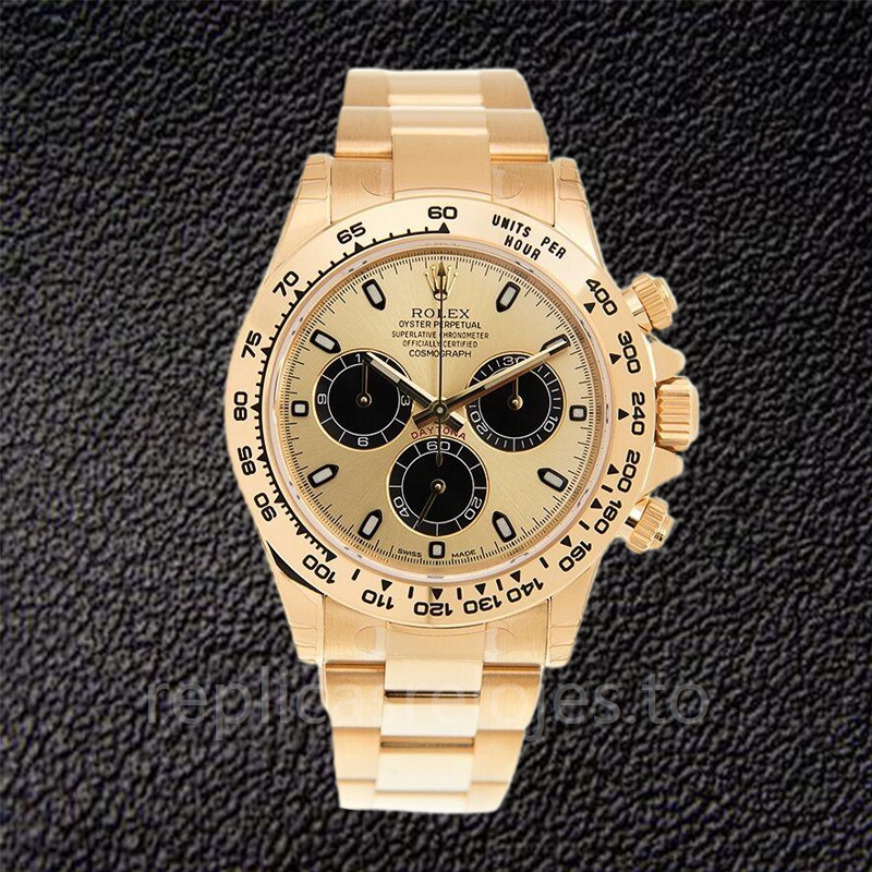 Rolex Daytona 116508BKCSO de los hombres 40mm Pulsera Tono de oro amarillo - Imagen 2