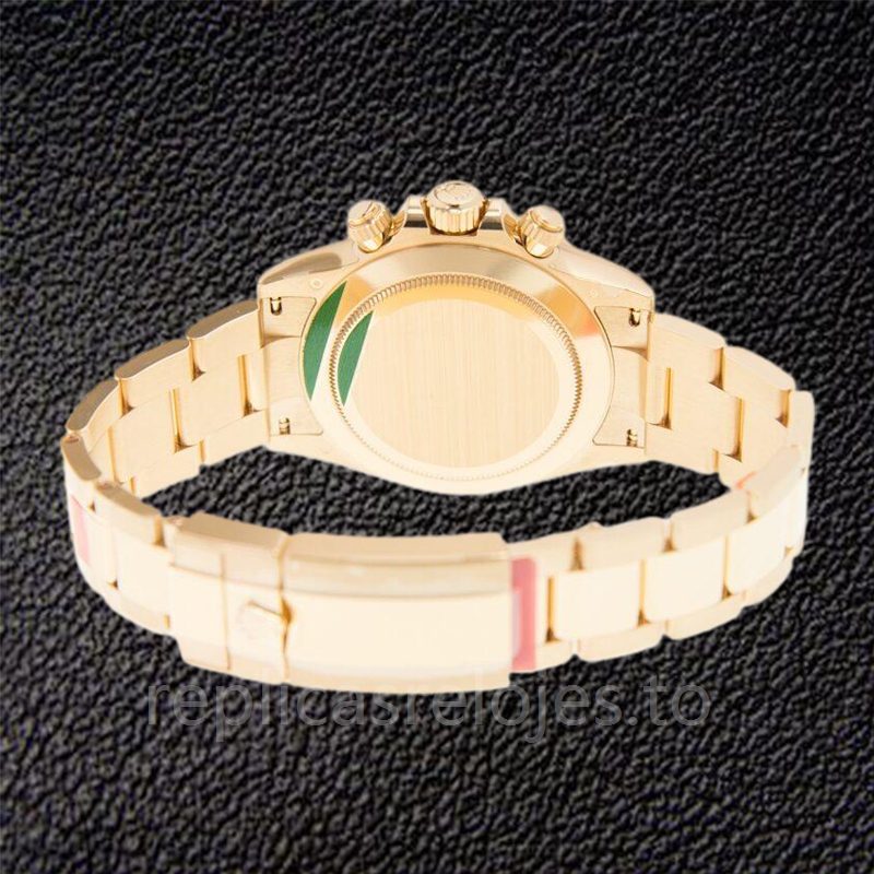 Rolex Daytona 116508BKCSO de los hombres 40mm Pulsera Tono de oro amarillo - Imagen 4