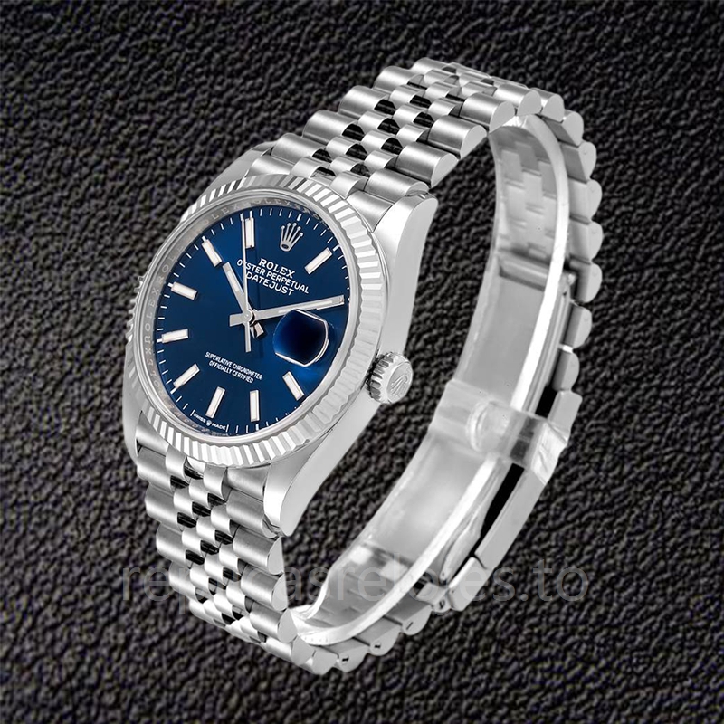 Rolex Datejust de los hombres 126234BLSJ Automático Esfera azul - Imagen 3