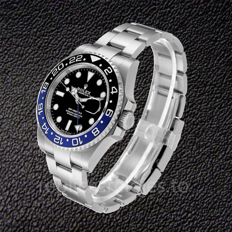 Rolex Gmt-Master Ii de los hombres 126710BKBLSO 40mm Tono plateado Oysterlock - Imagen 3