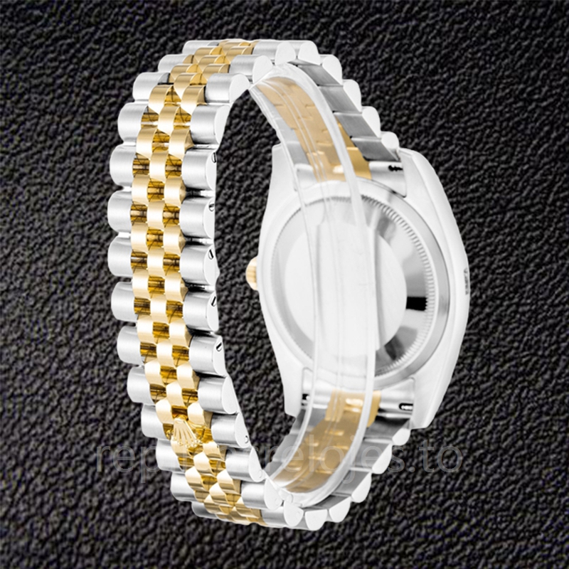 Rolex Datejust de los hombres 16233WRJ Pulsera Esfera negra - Imagen 4