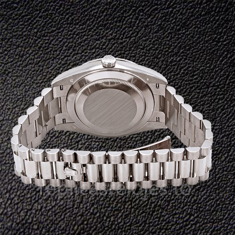 Rolex Day-Date 228349BLRP de los hombres Tono plateado Automático - Imagen 3