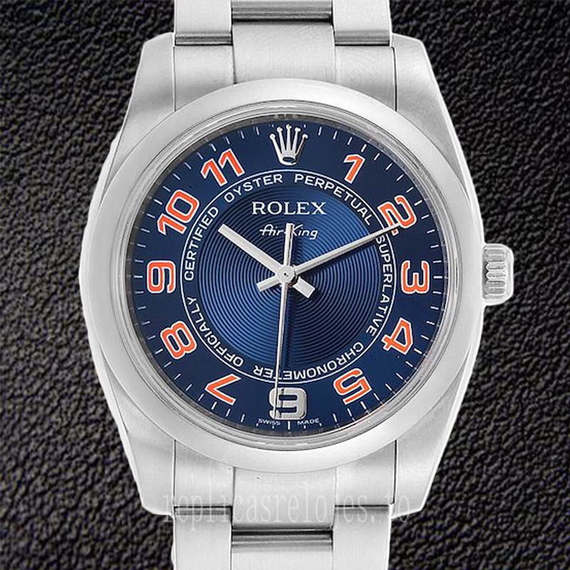 Rolex Air-king 36mm 114200BLAO De Los Hombres Reloj