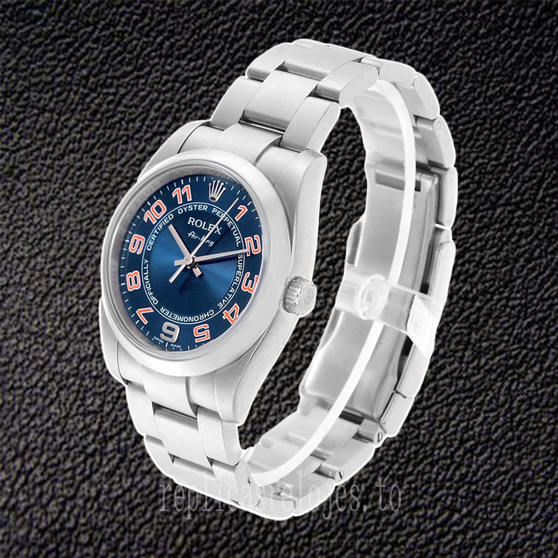 Rolex Air-king 36mm 114200BLAO De Los Hombres Reloj - Imagen 3