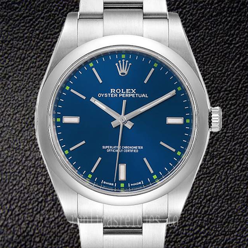 Rolex Oyster Perpetual m114300-0002 Unisexo 41mm Tono Plateado