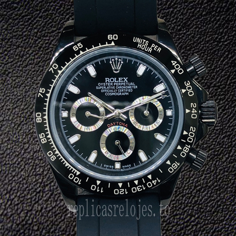 Rolex Daytona 116500 De Los Hombres 40mm Tono Negro Reloj