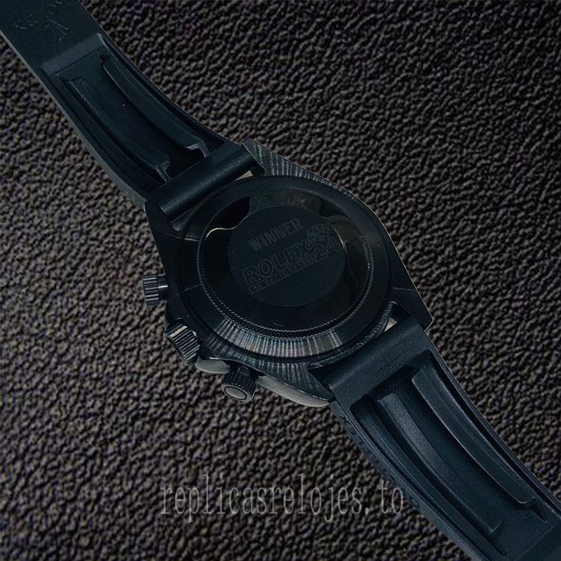 Rolex Daytona 116500 De Los Hombres 40mm Tono Negro Reloj - Imagen 4