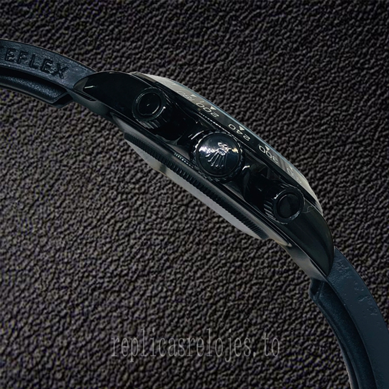 Rolex Daytona 116500 De Los Hombres 40mm Tono Negro Reloj - Imagen 5
