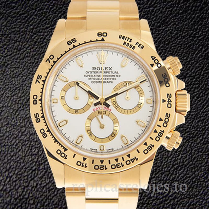 Rolex Daytona de los hombres 116508WSO Esfera blanca Automático Pulsera