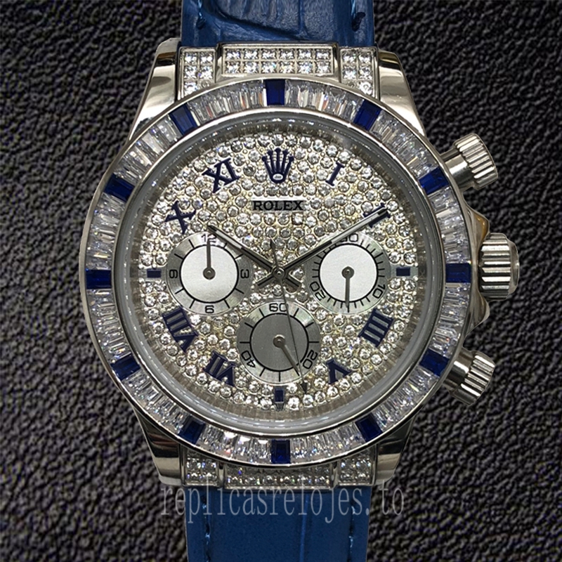 Rolex Daytona De Los Hombres 116599-12SA 40mm Tono Plateado
