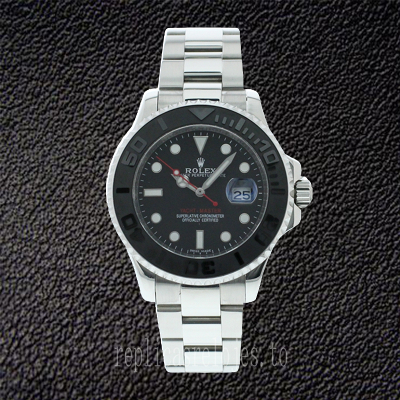 Rolex Yacht-master 116622BKSO De Los Hombres 40mm Esfera Negra - Imagen 2
