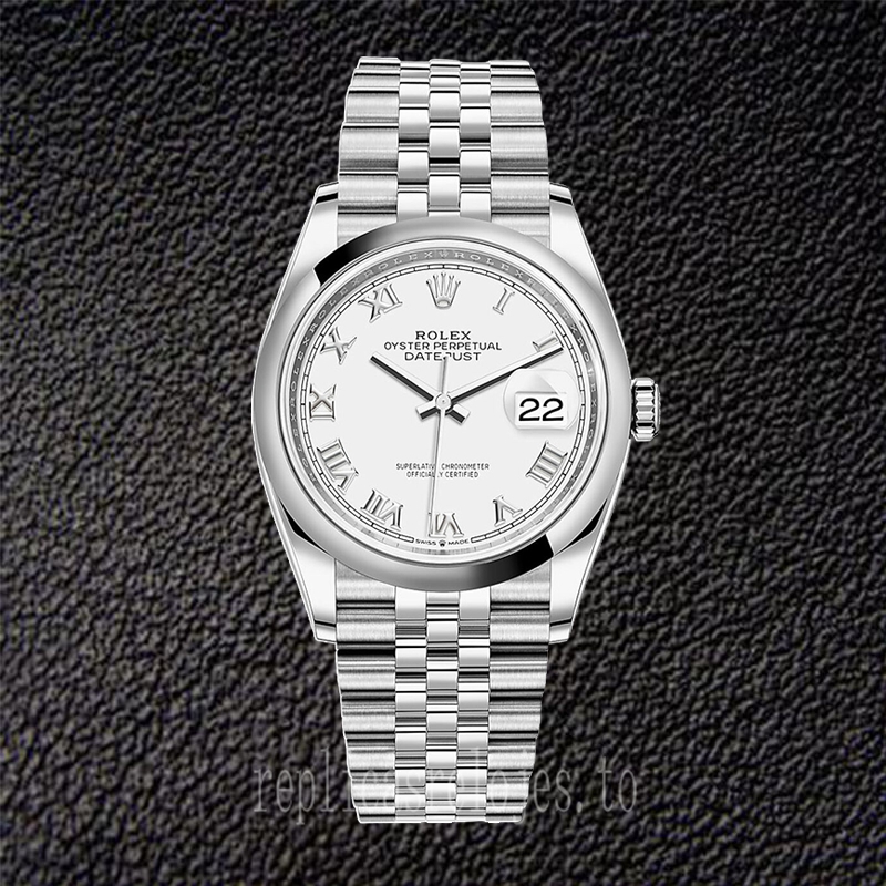 Rolex Datejust 36mm De Los Hombres m126200-0007 Esfera Blanca Automático - Imagen 2