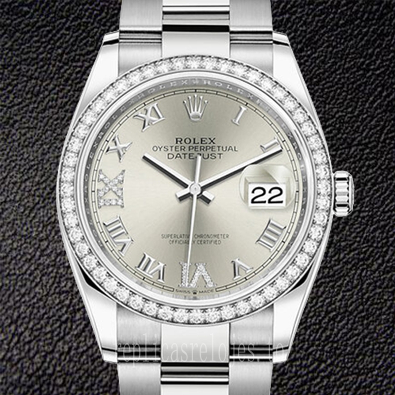 Rolex Datejust m126234-0030 36mm Señoras Pulsera De Ostras