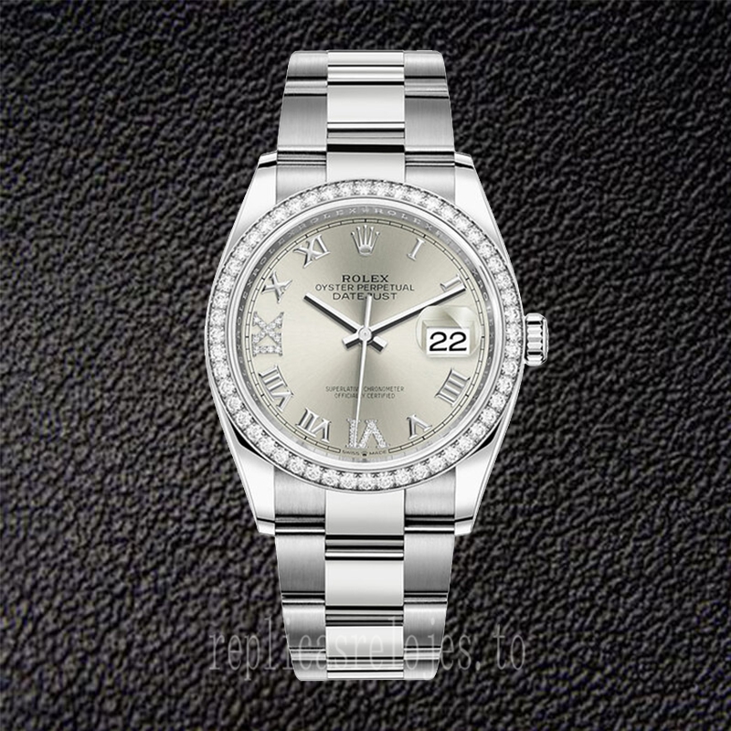 Rolex Datejust m126234-0030 36mm Señoras Pulsera De Ostras - Imagen 2