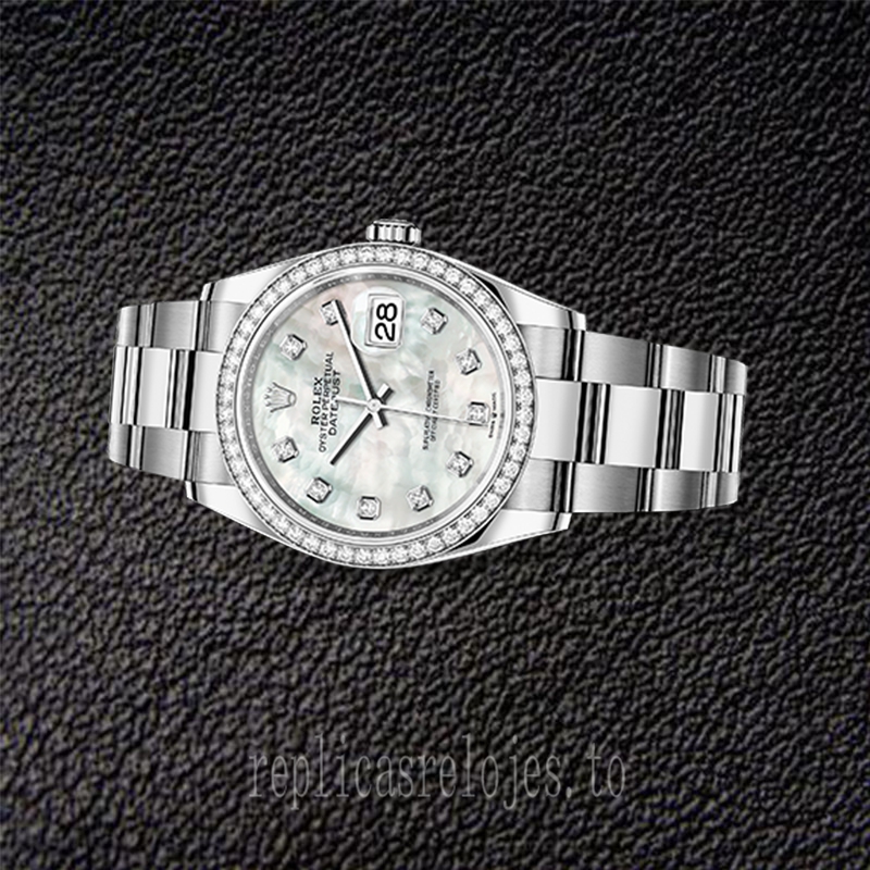 Rolex Datejust 36mm m126284rbr-0012 Señoras Automático Pulsera De Ostras - Imagen 3