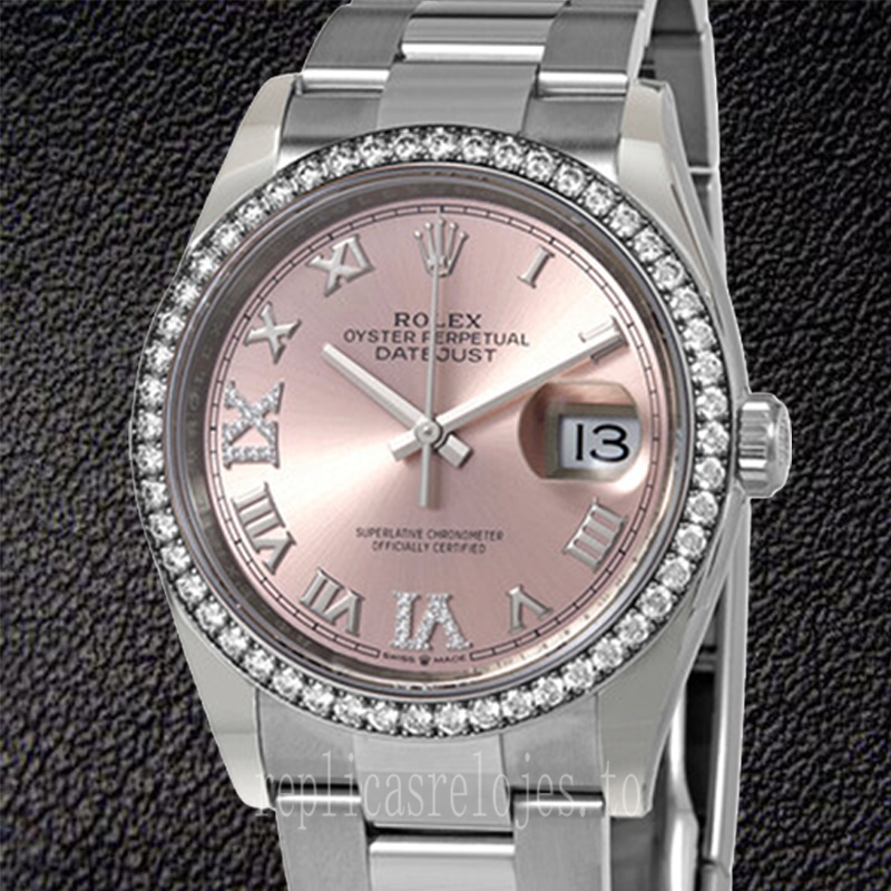 Rolex Datejust Señoras m126284rbr-0024 36mm Reloj Pulsera De Ostras