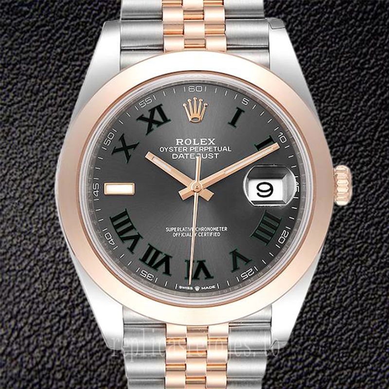 Rolex Datejust De Los Hombres 41mm m126301-0016 Reloj Tono Plateado