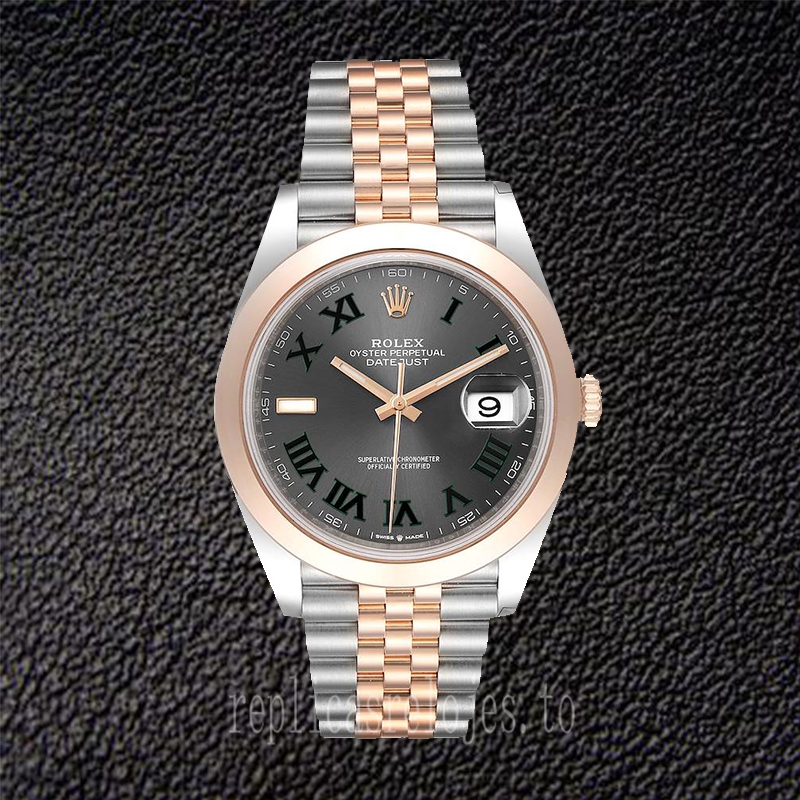 Rolex Datejust De Los Hombres 41mm m126301-0016 Reloj Tono Plateado - Imagen 2
