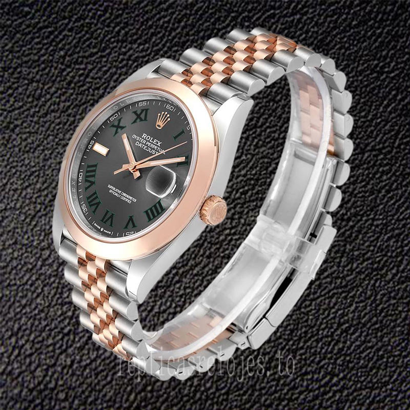 Rolex Datejust De Los Hombres 41mm m126301-0016 Reloj Tono Plateado - Imagen 3