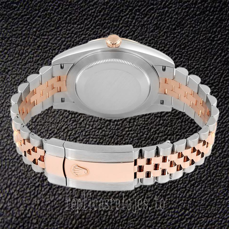 Rolex Datejust De Los Hombres 41mm m126301-0016 Reloj Tono Plateado - Imagen 4