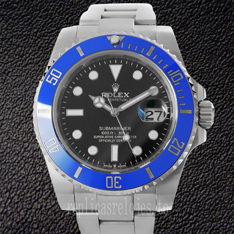 Rolex Submariner De Los Hombres 40mm m126619lb-0003 Tono Plateado