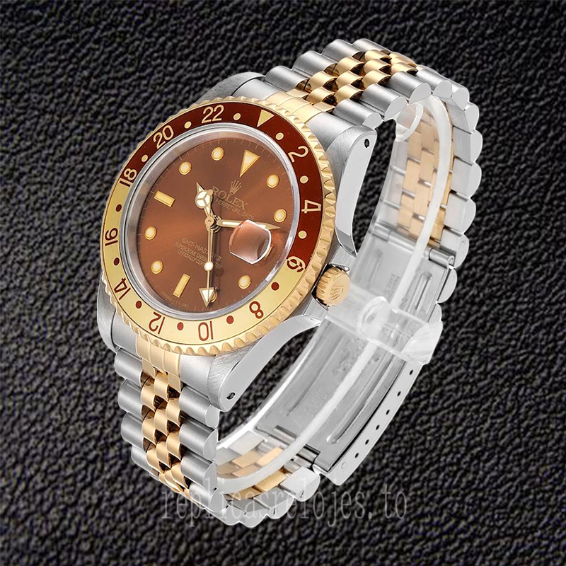 Rolex Gmt Master 16713BNSJ De Los Hombres 40mm Tono Dorado Automático - Imagen 3