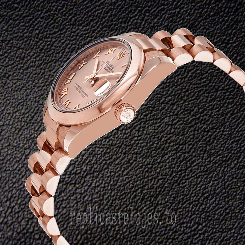 Rolex Datejust 178245RRP Señoras 31mm Presidente Pulsera Esfera De Oro Rosa - Imagen 3