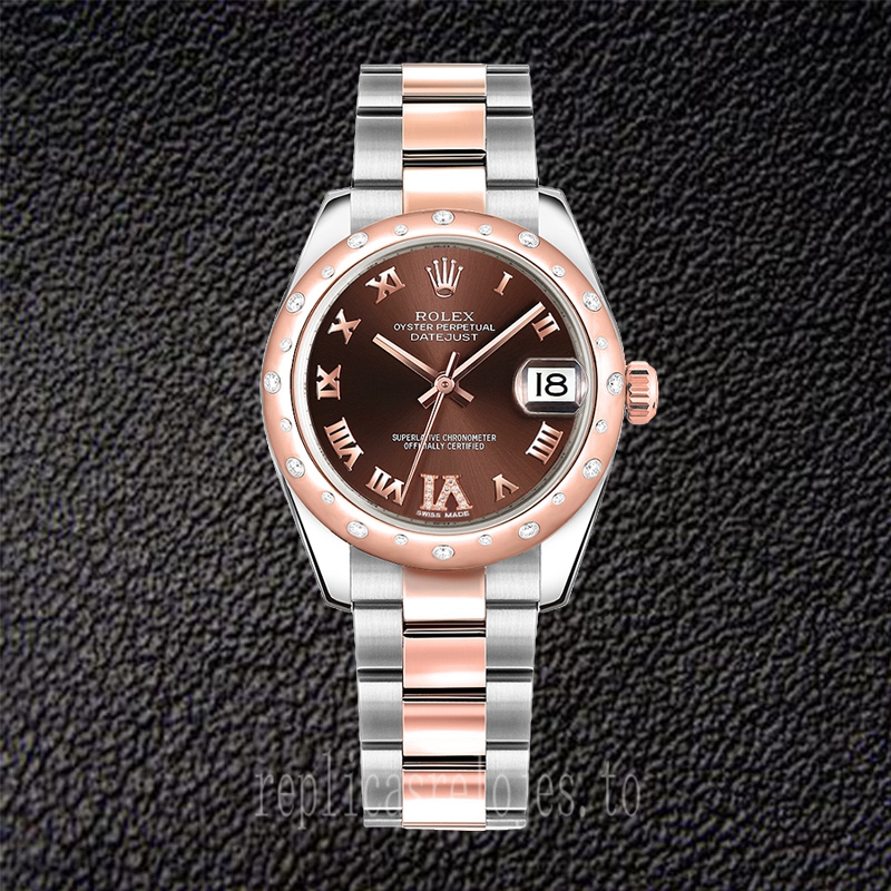 Rolex Datejust Señoras 31mm 178341-72161 Esfera De Chocolate Reloj - Imagen 2