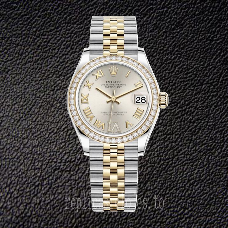 Rolex Datejust Señoras 31mm m278383rbr-0004 Tono Plateado - Imagen 2