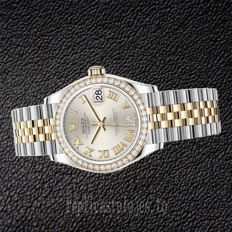 Rolex Datejust Señoras 31mm m278383rbr-0004 Tono Plateado - Imagen 3