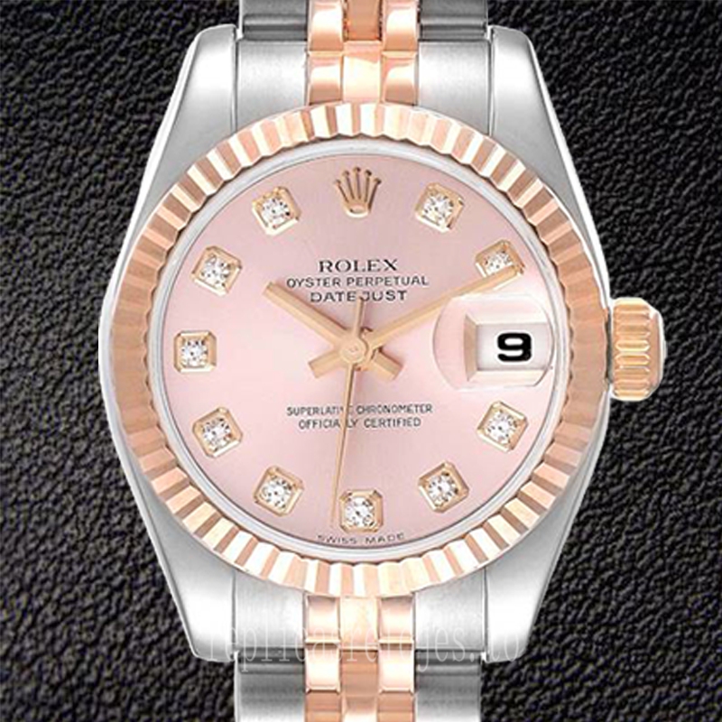 Rolex Datejust 28mm Señoras 279171 Tono Plateado Pulsera Jubileo