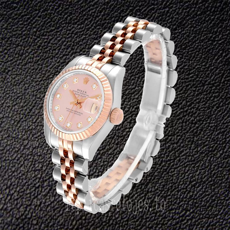 Rolex Datejust 28mm Señoras 279171 Tono Plateado Pulsera Jubileo - Imagen 3