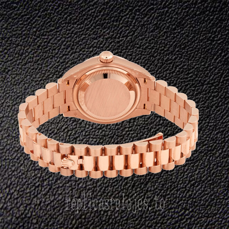Rolex Datejust Señoras 28mm m279175-0017 Tono Oro Rosa Reloj - Imagen 4