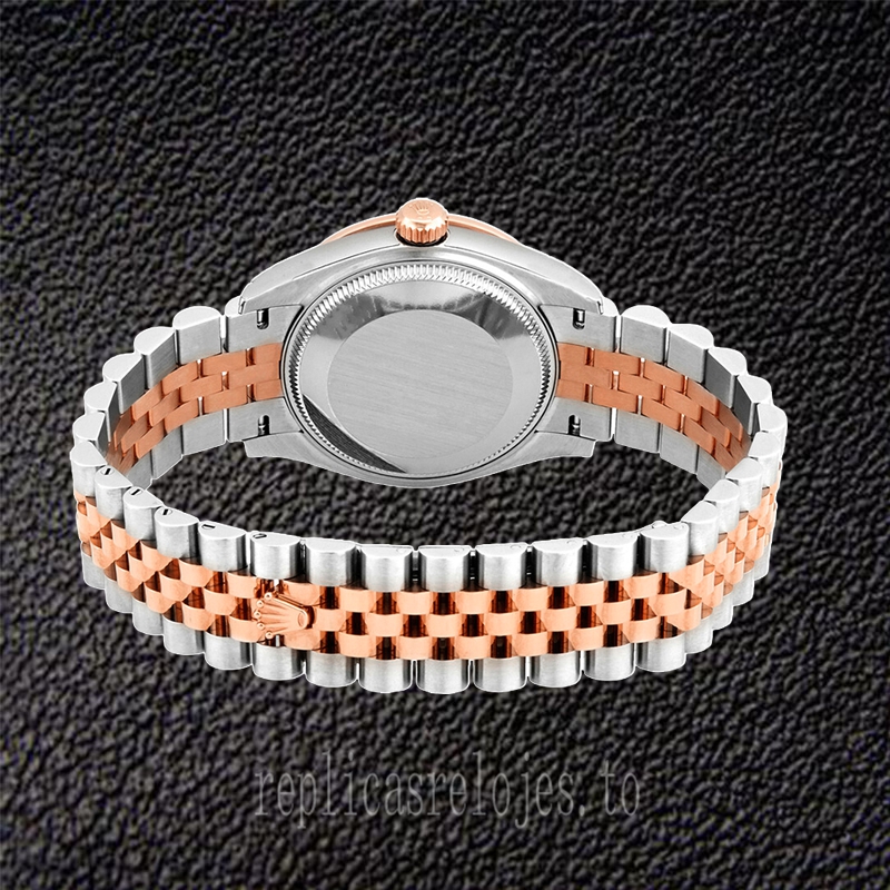 Rolex Datejust m279381rbr-0013 Señoras 28mm Tono Plateado - Imagen 4