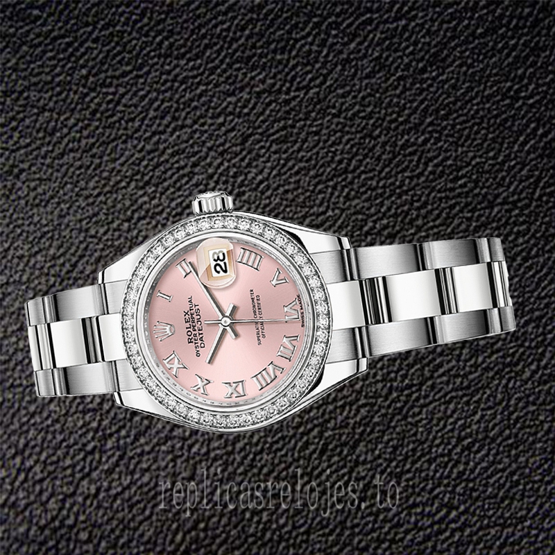 Rolex Datejust 28mm m279384rbr-0006 Señoras Pulsera De Ostras Esfera Rosa - Imagen 3