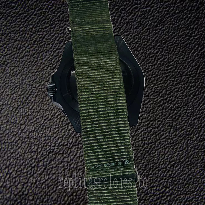 Rolex Submariner 40mm Stealth De Los Hombres Correa De Nailon - Imagen 4