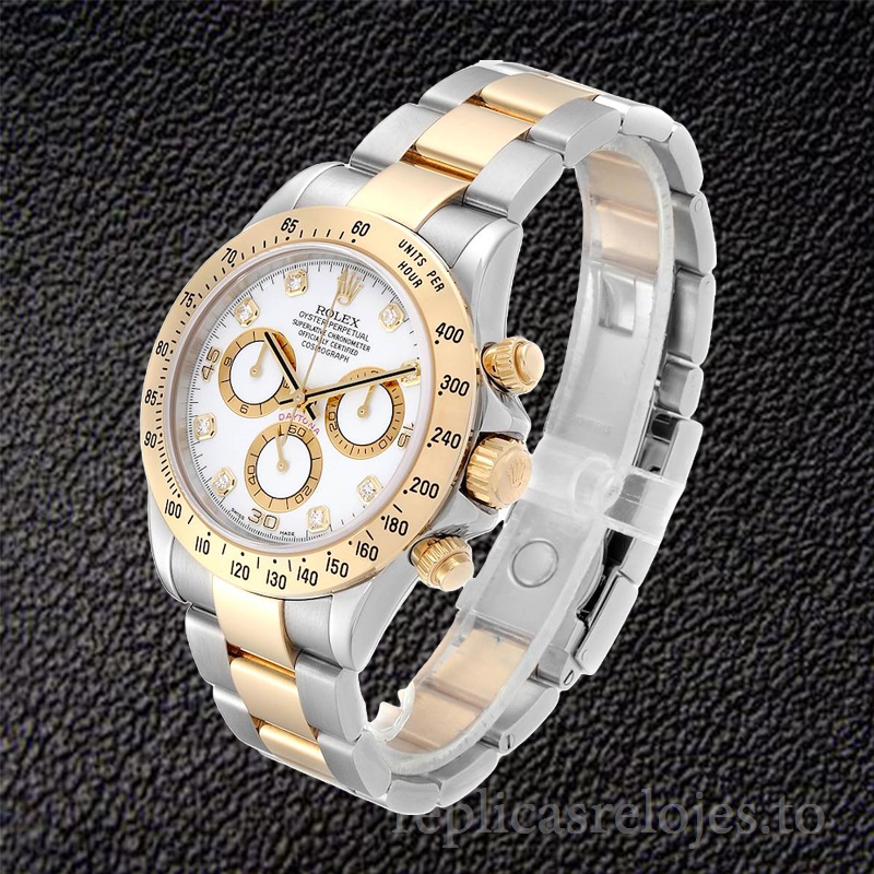 Rolex Daytona De Los Hombres 40mm 116523-78593 Automático Tono Plateado - Imagen 3