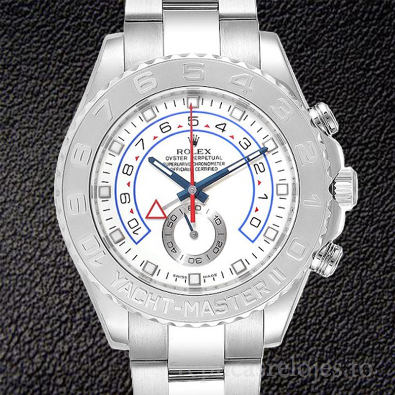 Rolex Yacht-master 116689-0001 44mm De Los Hombres Tono Plateado