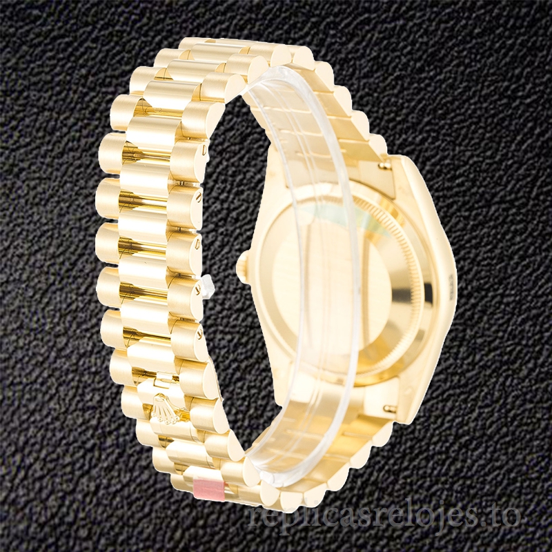 Rolex Day-Date 36mm 118238 De Los Hombres Tono Dorado Reloj - Imagen 4