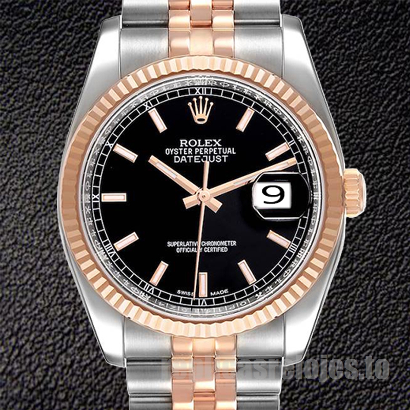 Rolex Datejust 116231 De Los Hombres 36mm Reloj Pulsera Jubileo
