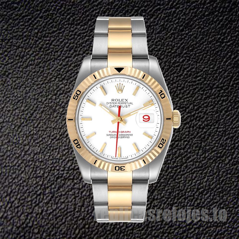 Rolex Datejust Turn-o-graph 116263 De Los Hombres 36mm Pulsera De Ostras - Imagen 2
