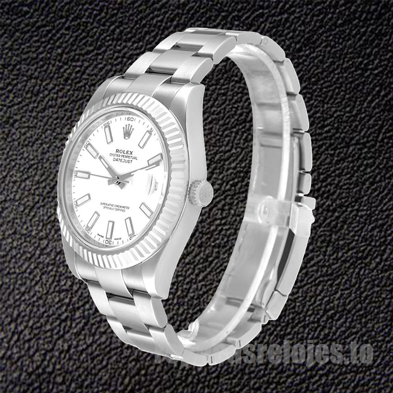 Rolex Datejust De Los Hombres 116334 41mm Tono Plateado - Imagen 3