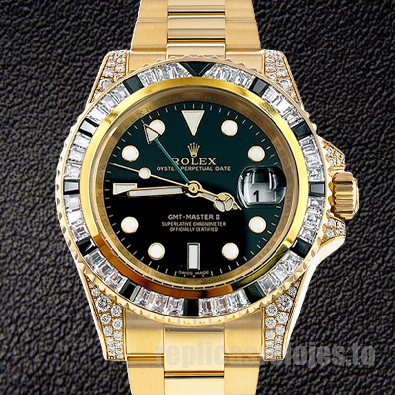 Rolex GMT-Master II 116758 De Los Hombres 40mm Esfera Verde