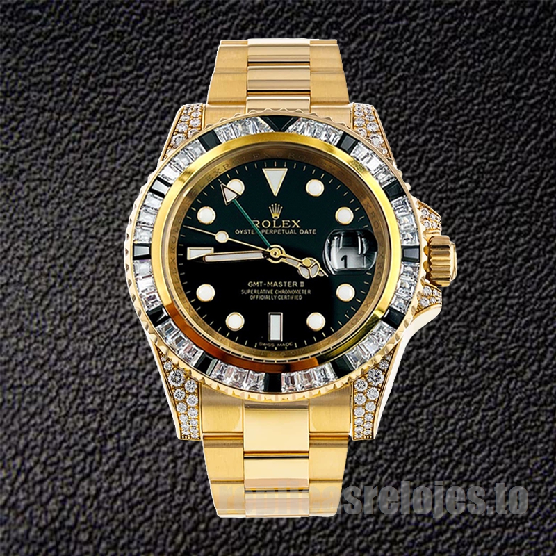 Rolex GMT-Master II 116758 De Los Hombres 40mm Esfera Verde - Imagen 2
