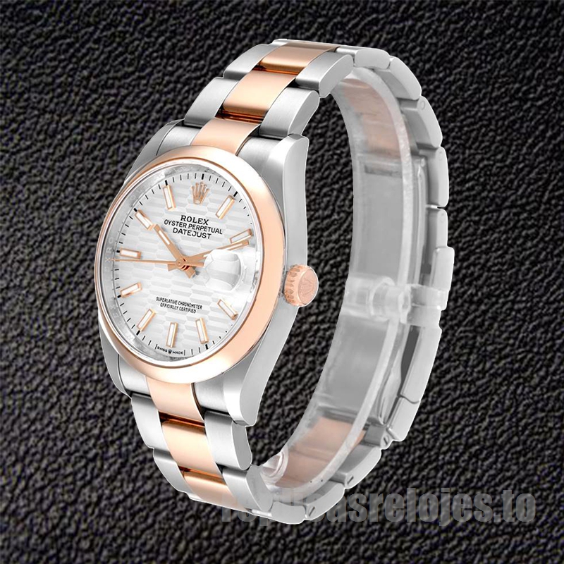 Rolex Datejust 36mm De Los Hombres m126201-0034 Tono Plateado - Imagen 3