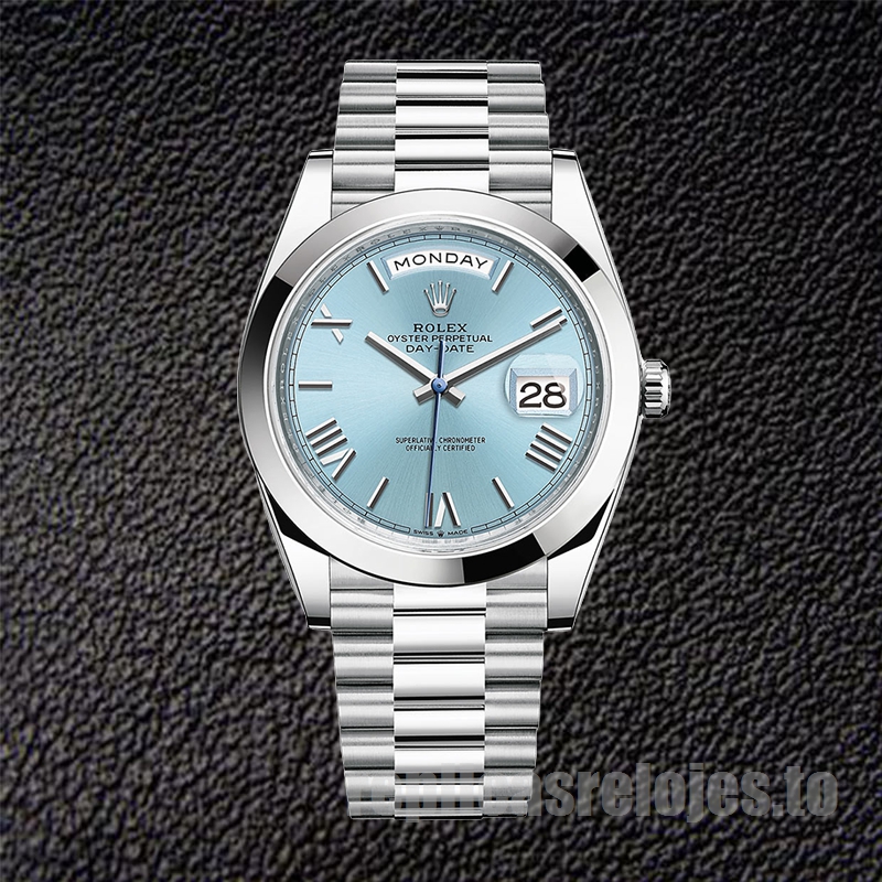 Rolex Day-Date De Los Hombres 40mm m228206-0044 Tono Plateado Automático - Imagen 2
