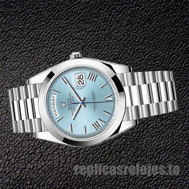 Rolex Day-Date De Los Hombres 40mm m228206-0044 Tono Plateado Automático - Imagen 3