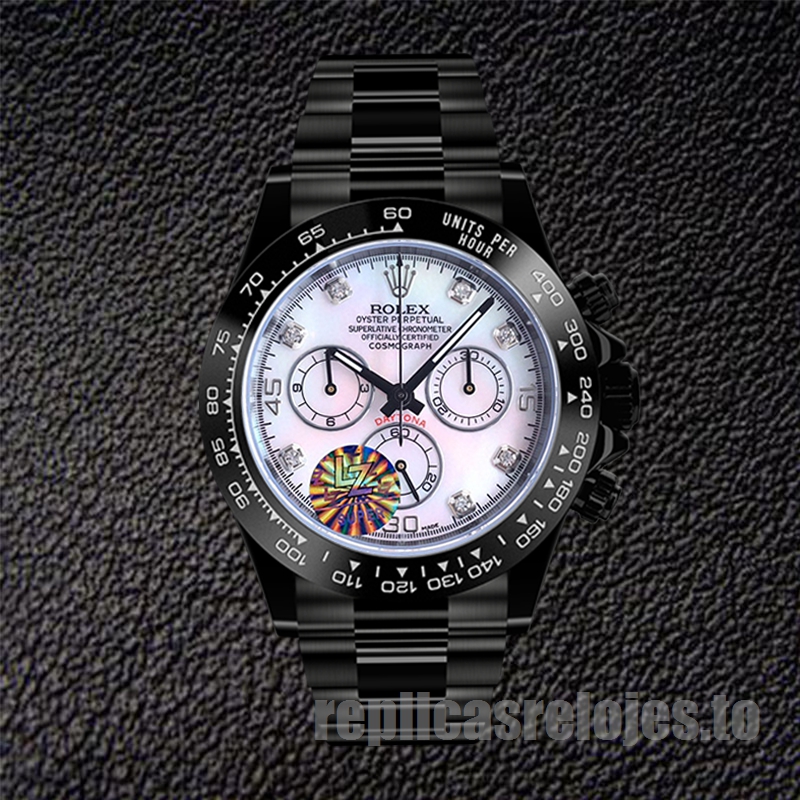 Rolex Daytona 40mm De Los Hombres 116500 Reloj Tono Negro - Imagen 2
