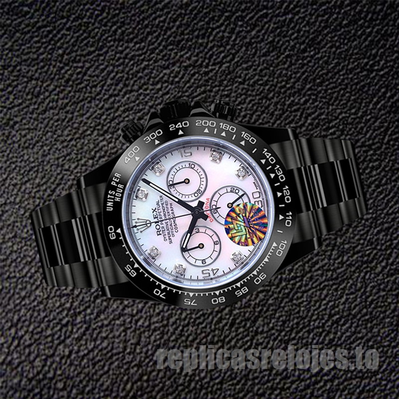 Rolex Daytona 40mm De Los Hombres 116500 Reloj Tono Negro - Imagen 3